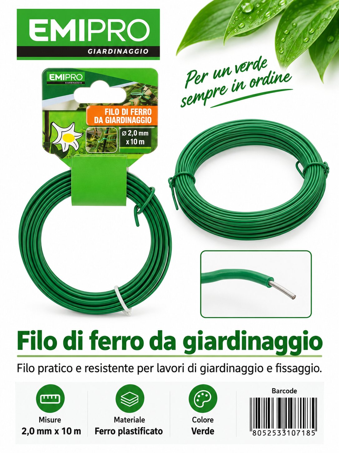 FILO DI FERRO 2.0MM*10M