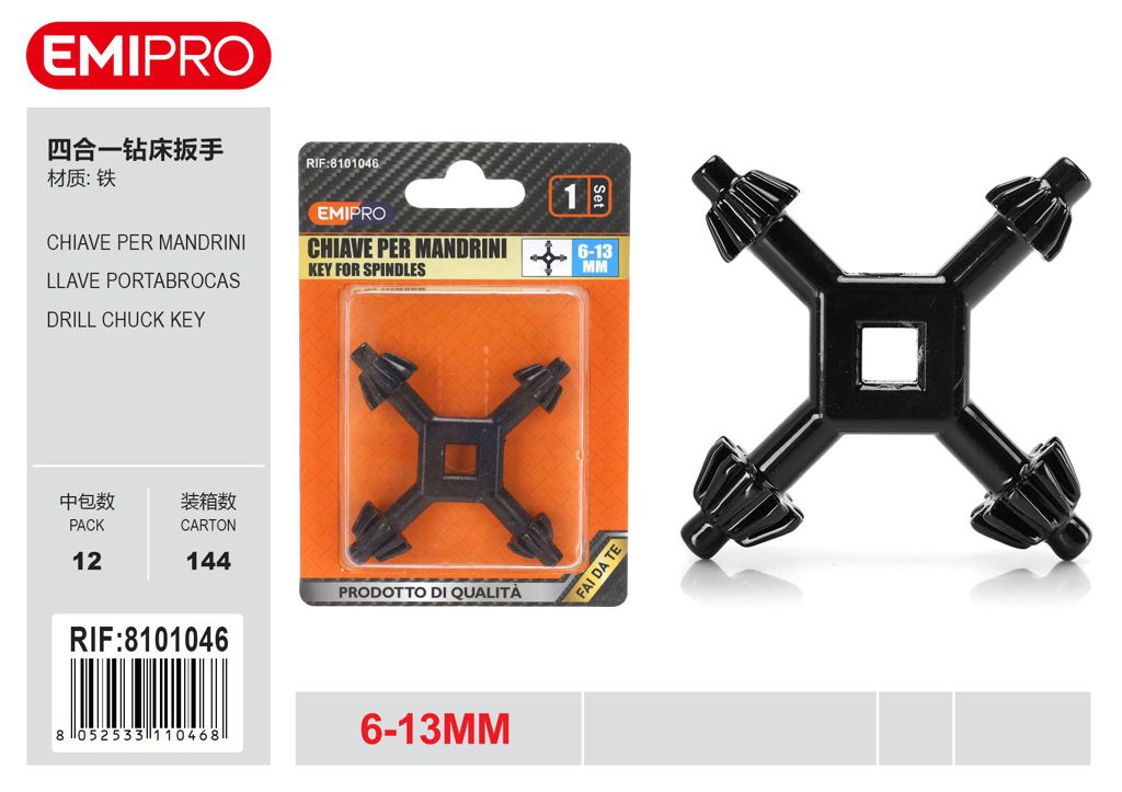 Chiave per mandrini 6-13mm