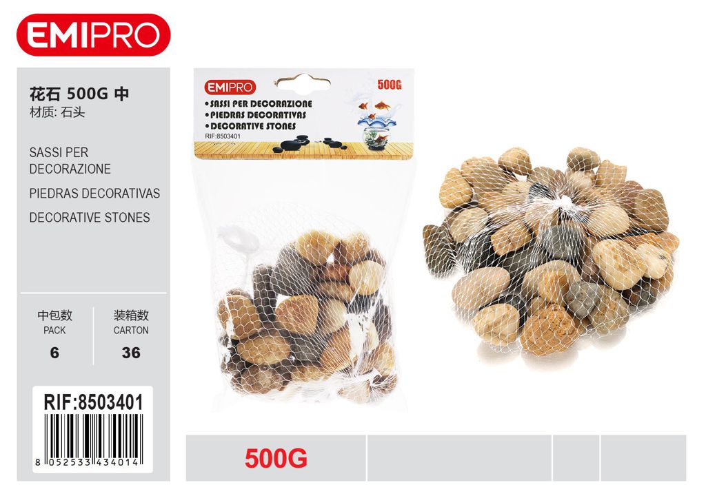SASSI PER DECORAZIONE 500G