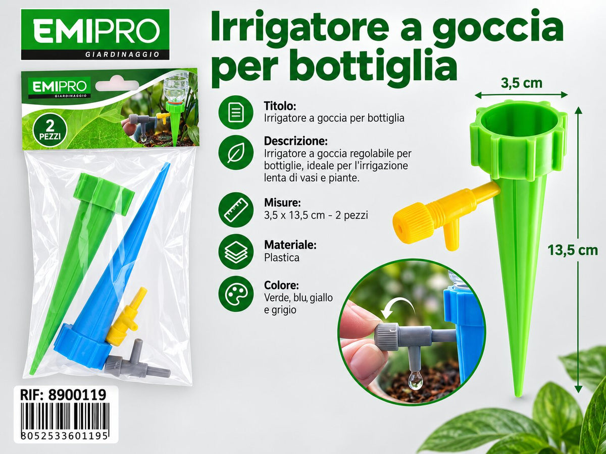 IRRIGATORE A GOCCIA 2PZ