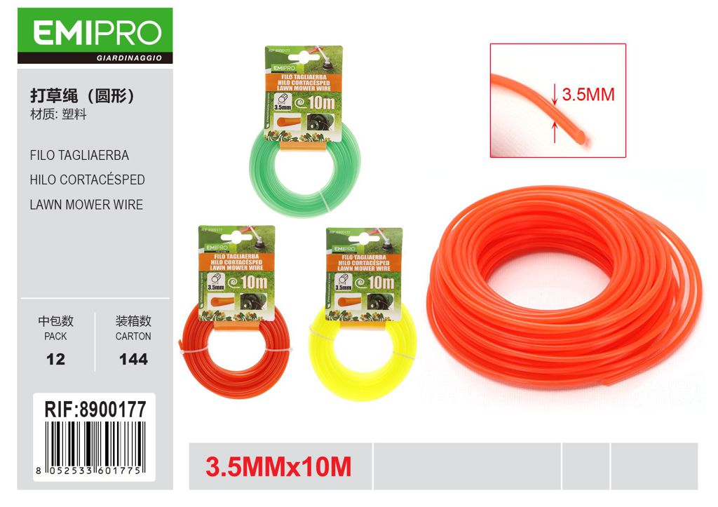 FILO TAGLIAERBA 3.5*10M