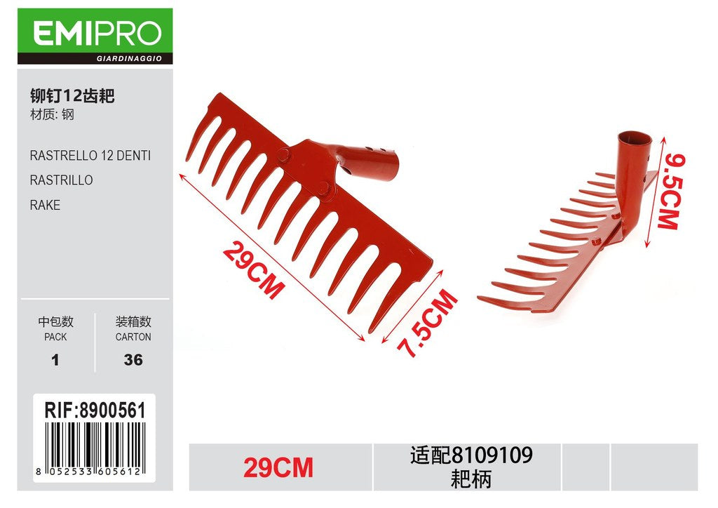 RASTRELLO 12 DENTI