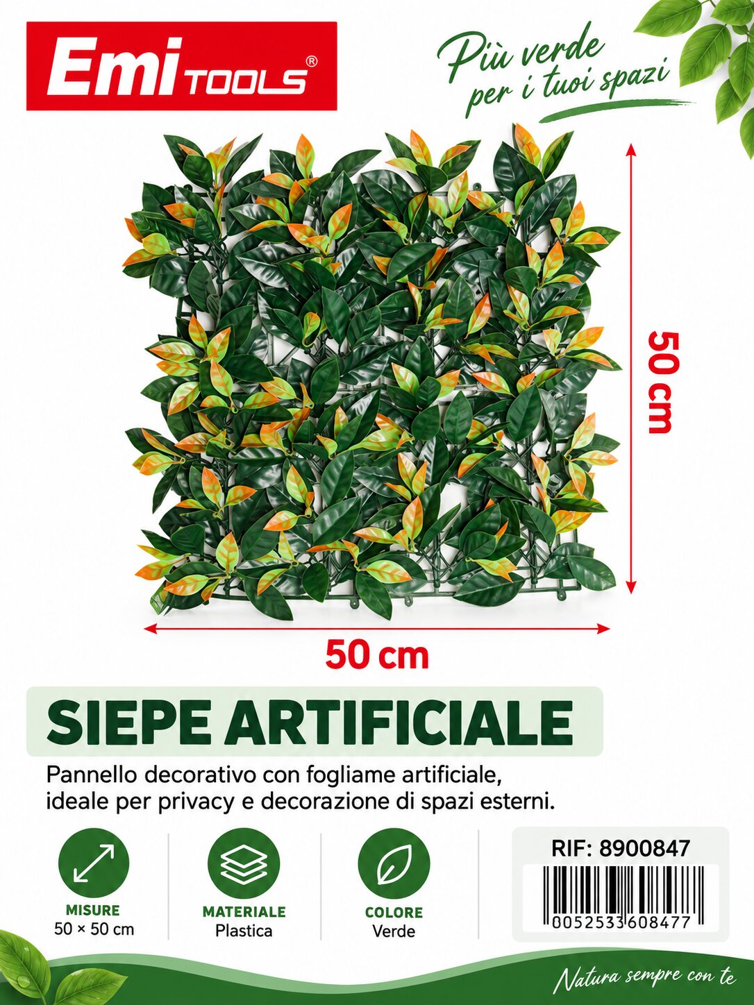 SIEPE ARTIFICIALE 50*50