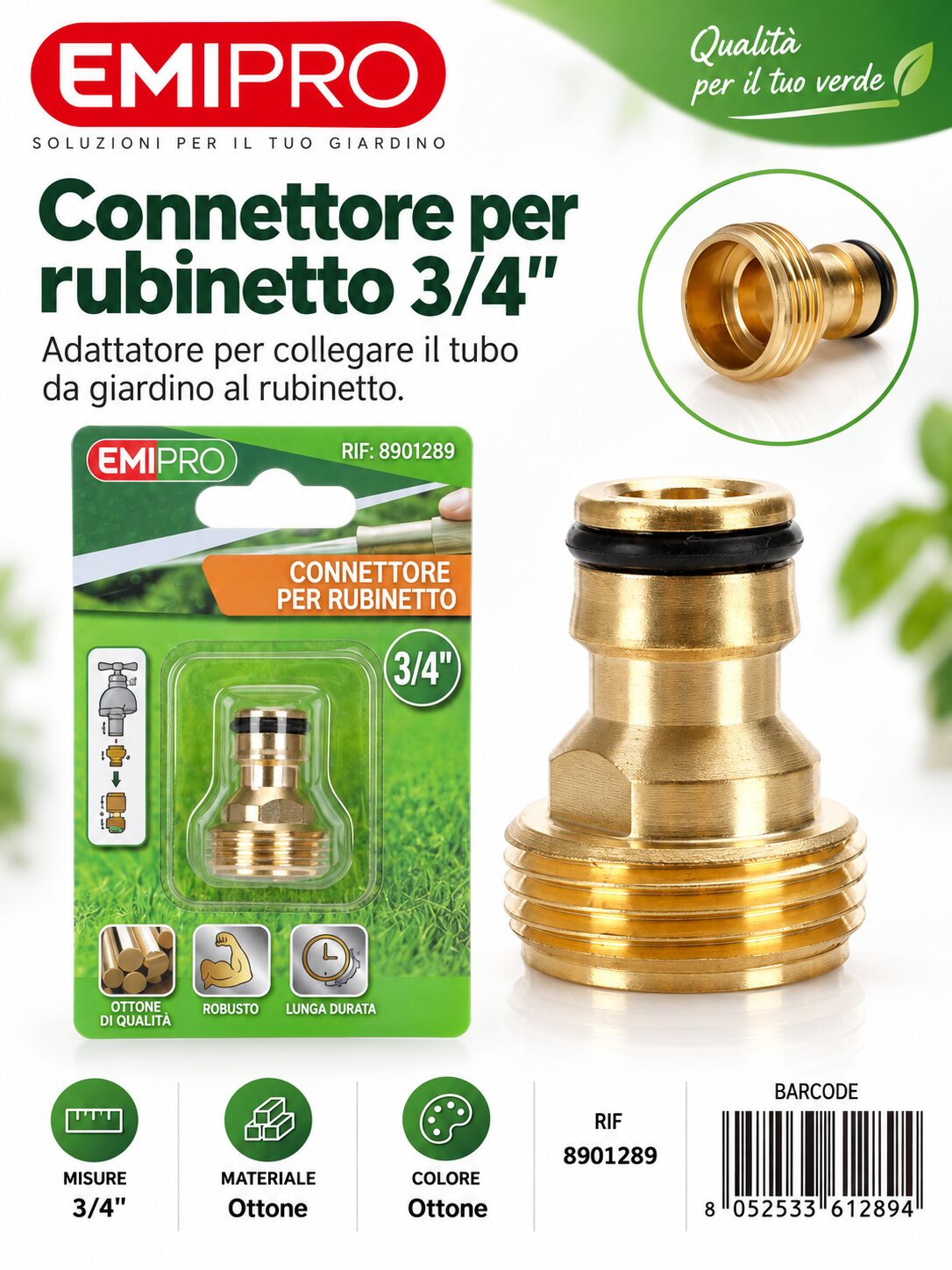 CONNETTORE 3/4