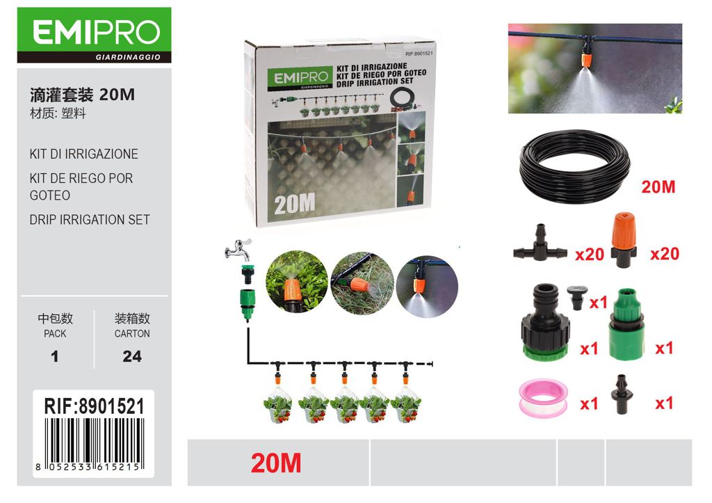 KIT DI IRRIGAZIONE 20M