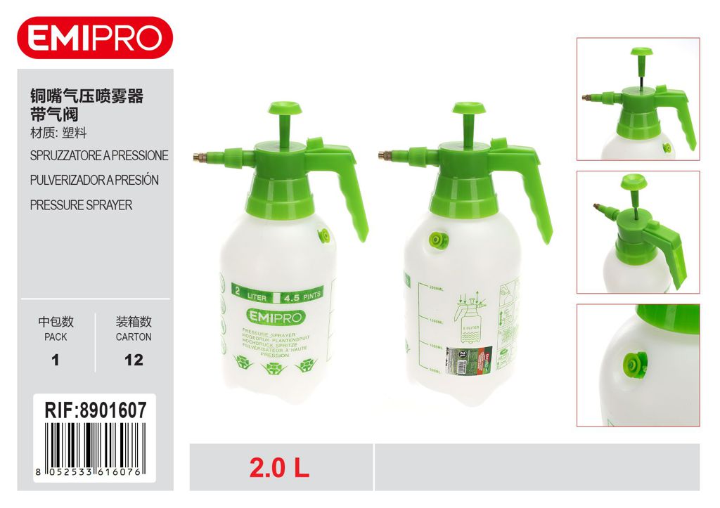 SPRUZZATORE A PRESSIONE 2.0LT