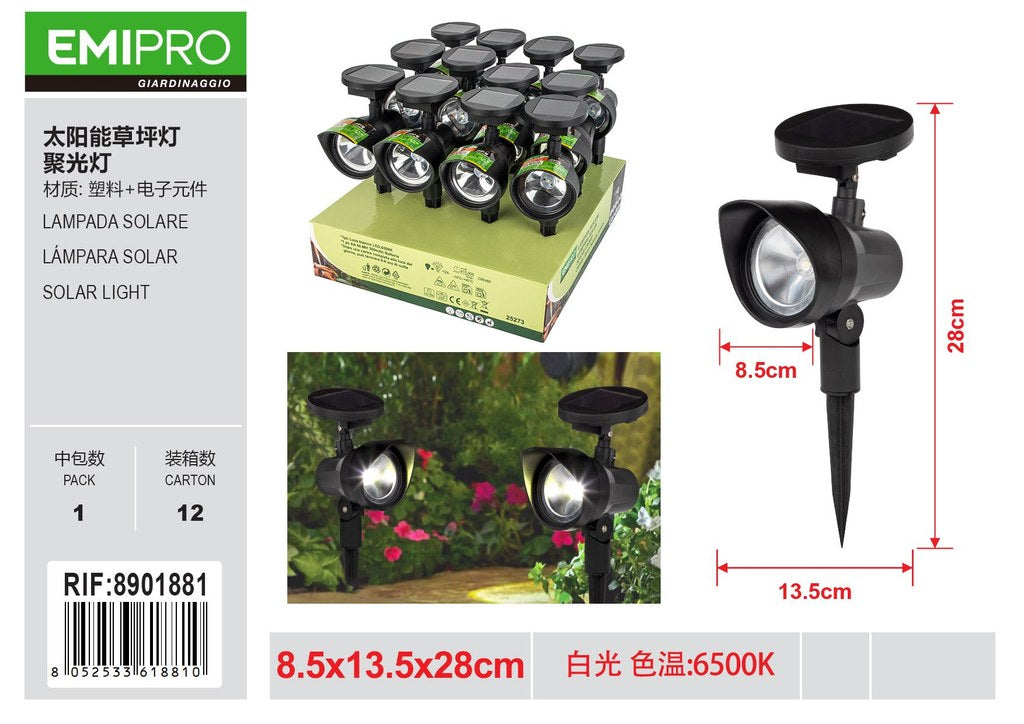 LAMPADA SOLARE 8.5*13.5*28CM