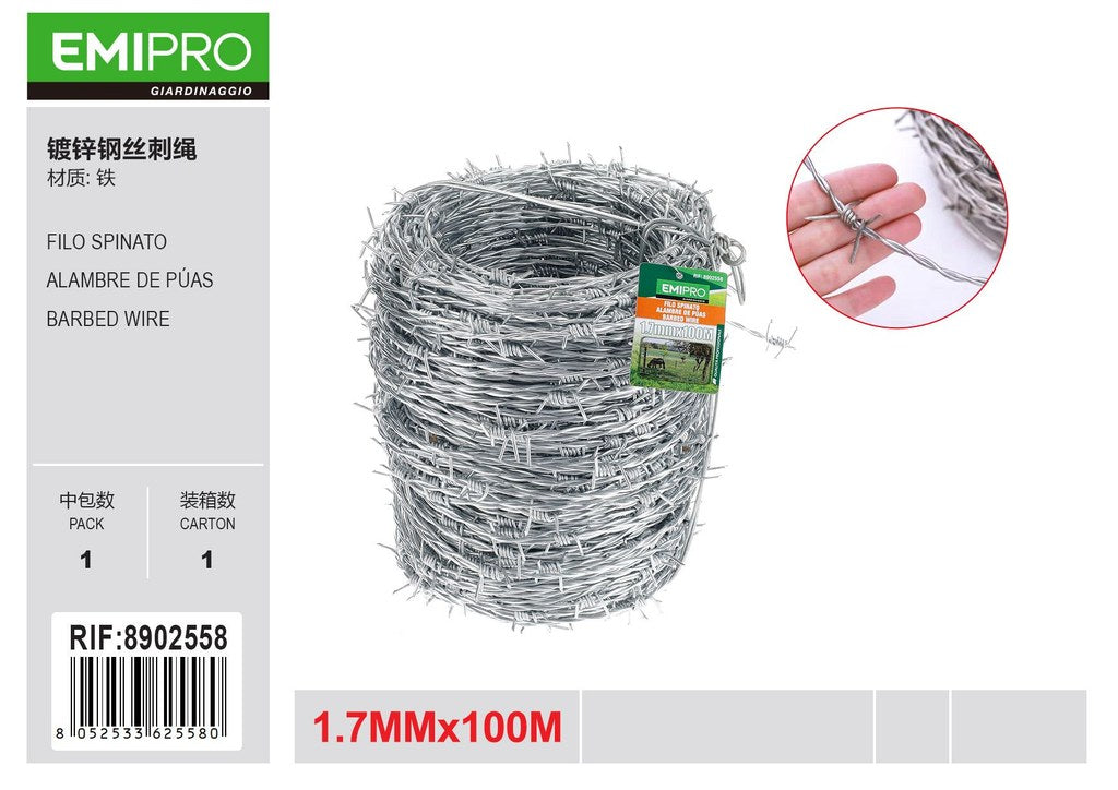 FILO SPINATO 1.7MM*100M