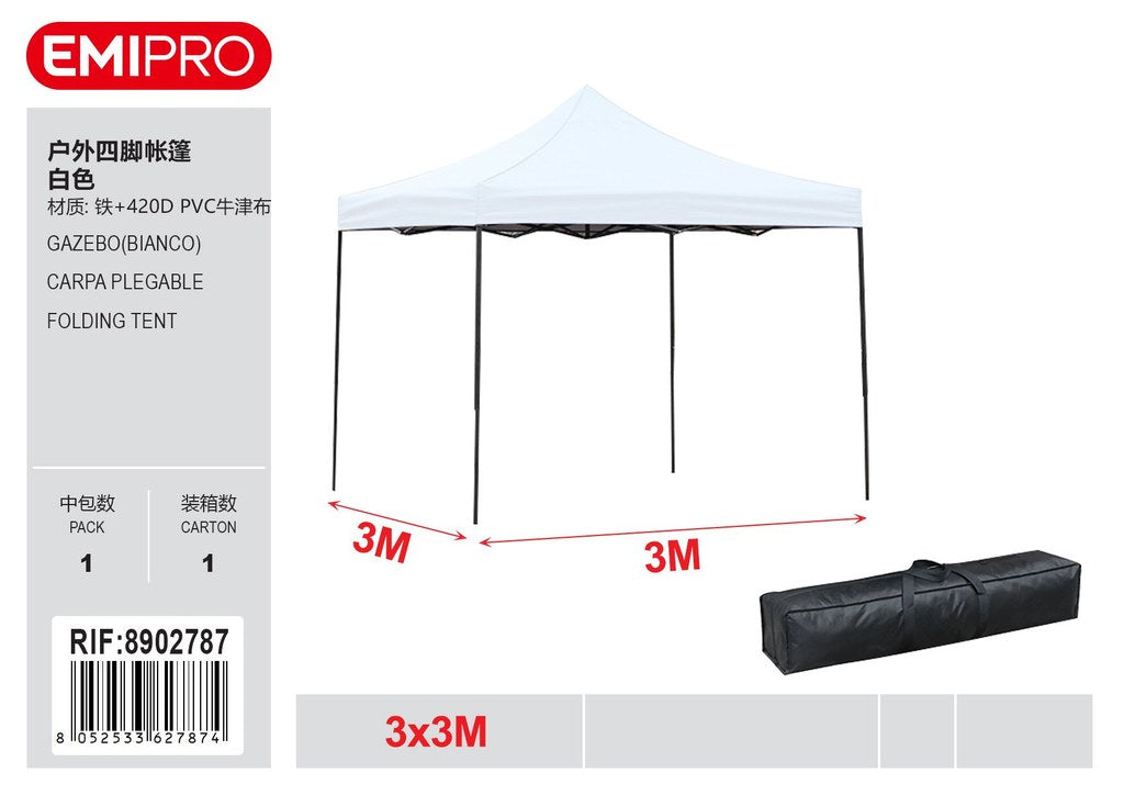 GAZEBO BIANCO 3*3M