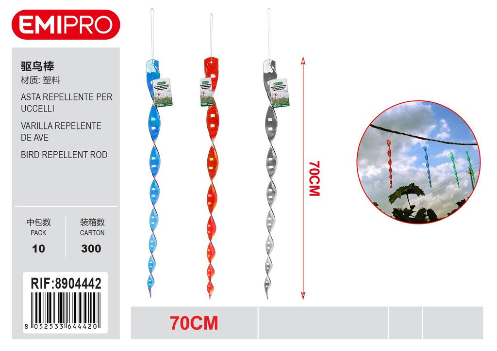 ASTA REPELLENTE PER UCCELLI 70CM