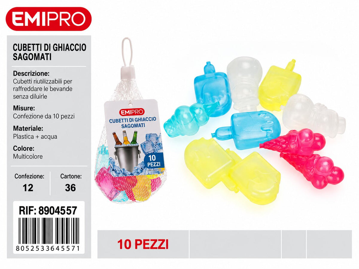 Cubetti Di Ghiaccio Riutilizzabili 10Pz
