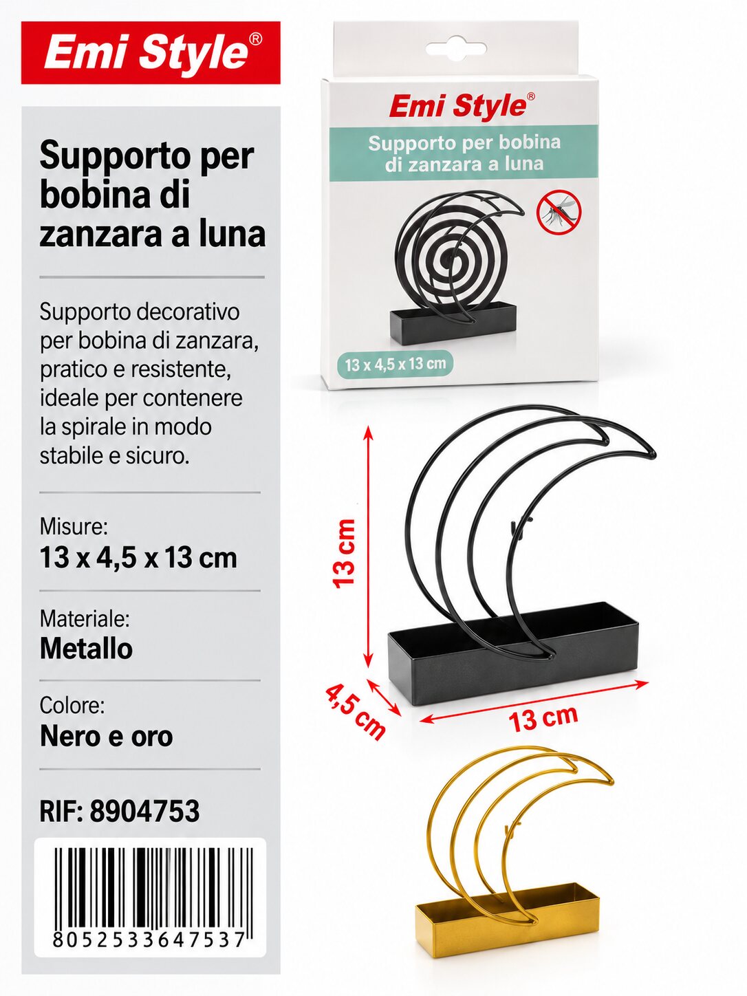 Supporto Per Bobina Di Zanzara 13*4.5*13cm