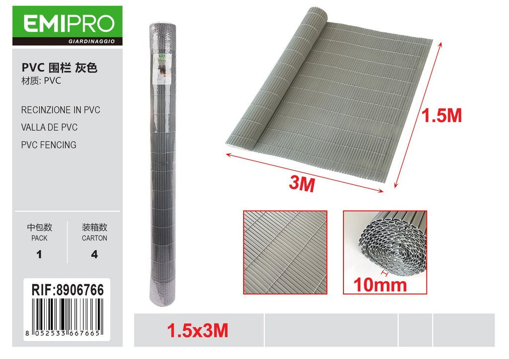 RECINZIONE IN PVC 1.5*3M