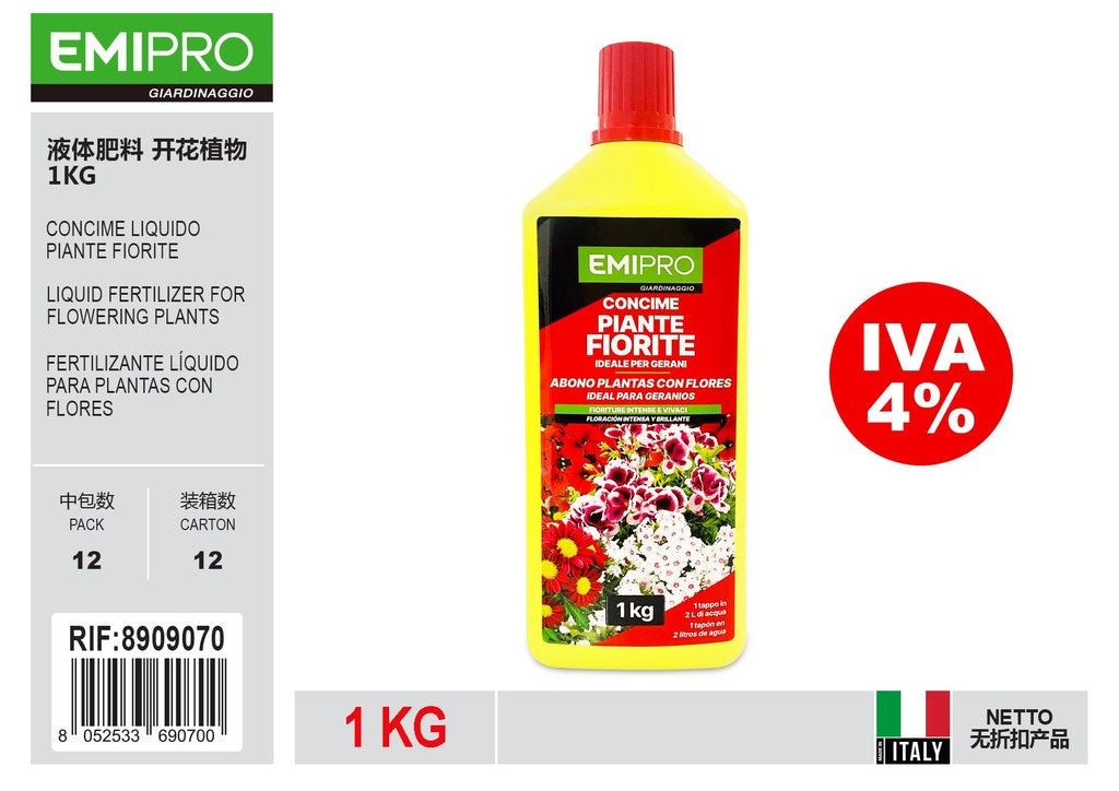 CONCIME LIQUIDO PIANTE FIORITE 1KG