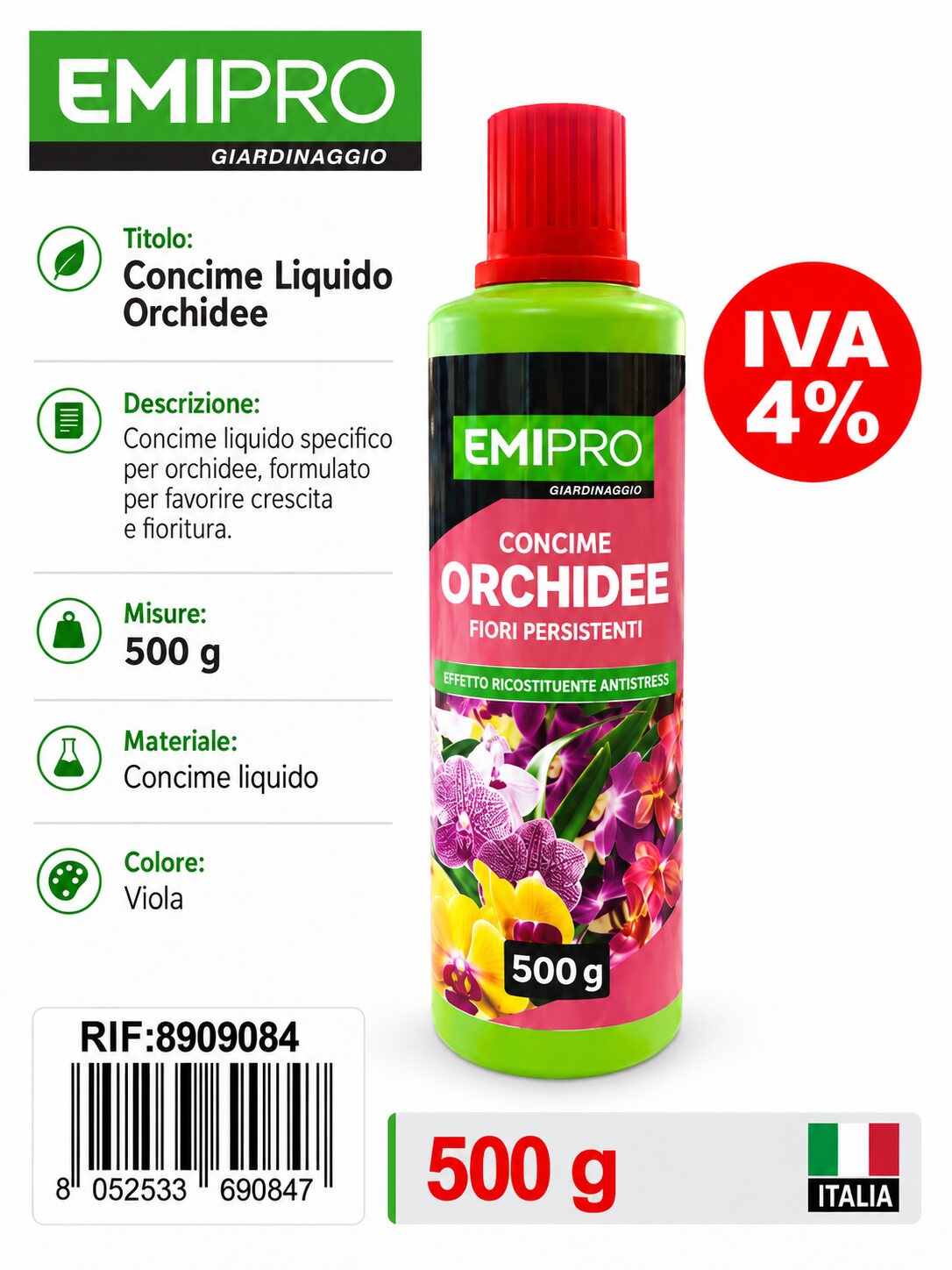 CONCINE ORCHIEDEE 500G