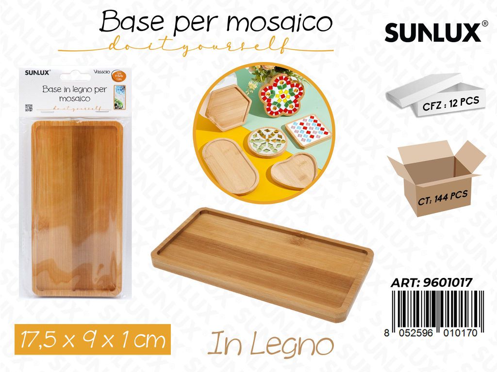 Sunlux Base per Mosaico LEGNO17.5*9*1CM