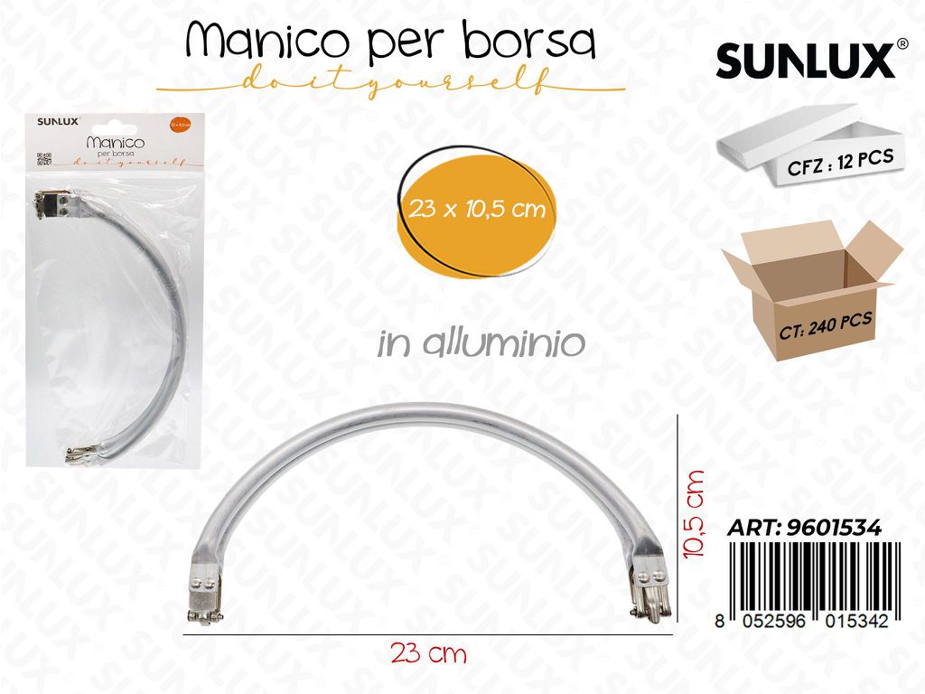 Sunlux Manico per Borsa Allum. 23*10.5CM