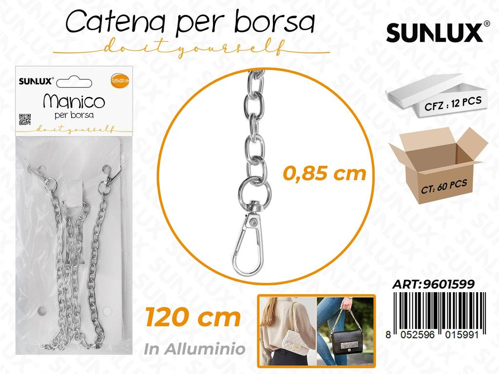 Sunlux Catena per Borsa Allum. Arg. 0.85*120CM