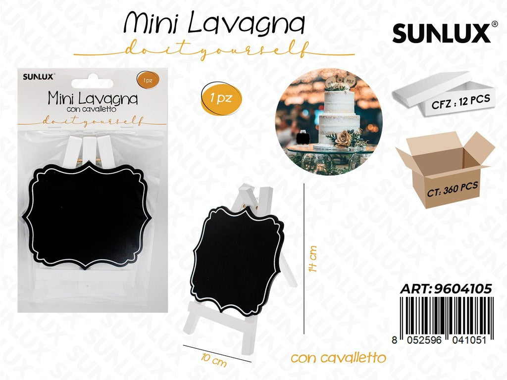 Sunlux Mini Lavagna c/Cavalletto 10*14CM