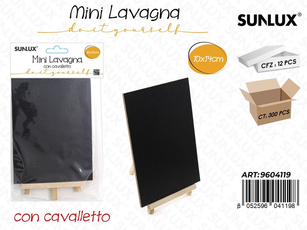 Sunlux Mini Lavagna c/ Cavalletto 10*14CM