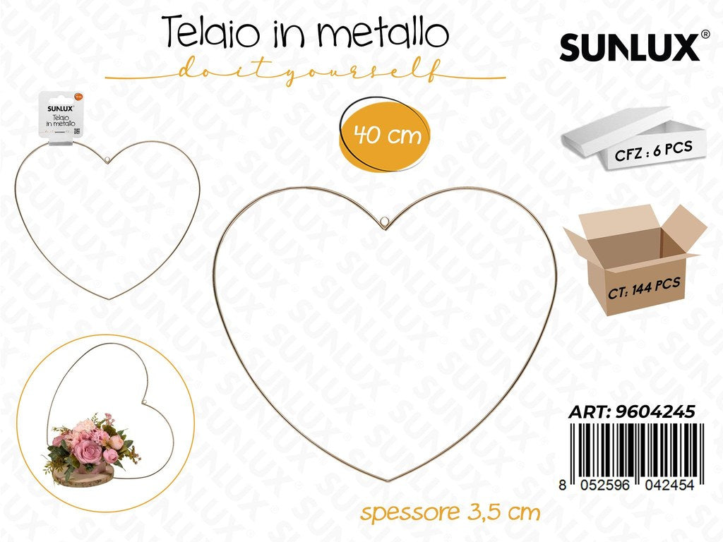 Sunlux Telaio in Metallo 40CM*3.5MM