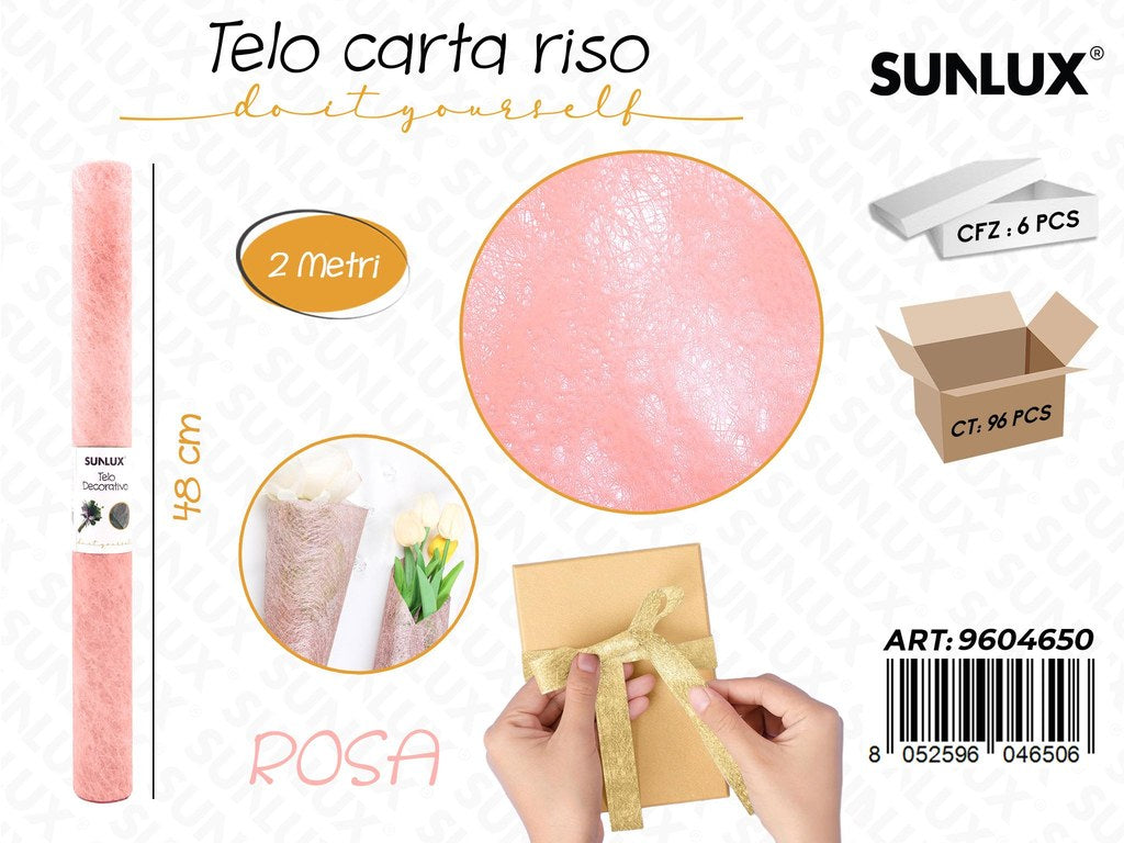 Sunlux Cartariso 2 Metri Rosa 48CM