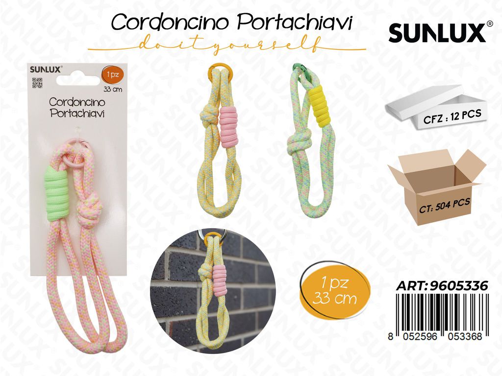 Sunlux Cordoncino Portachiavi Ass. 33CM