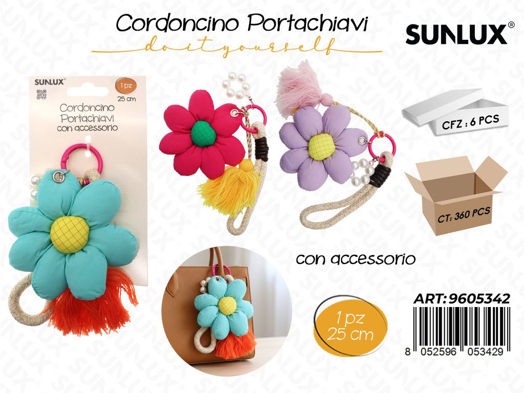 Sunlux Cordoncino Portachiavi Ass. 25CM