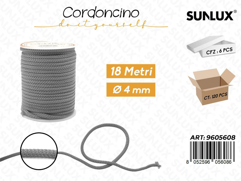 Sunlux Cordoncino Diy Arg. D.4MM*18MT