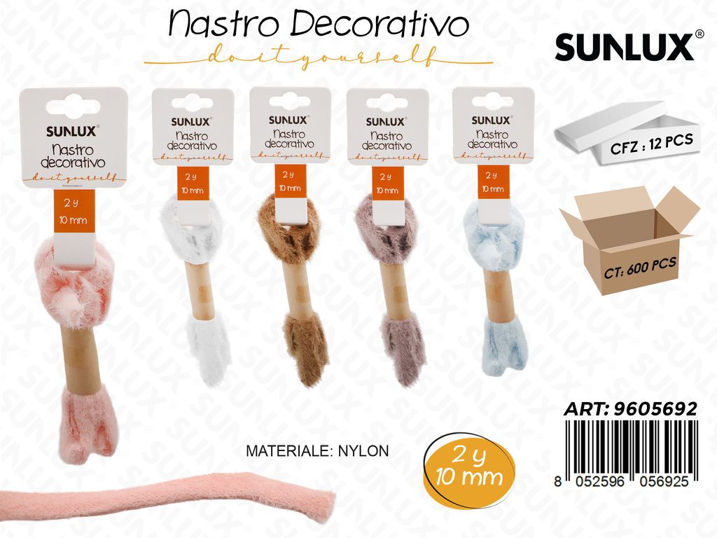 Sunlux Nastro Dec. Diy Ass. 2Y*10MM
