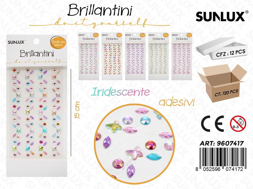 Sunlux Brillantini Adv Iridesc. 15CM