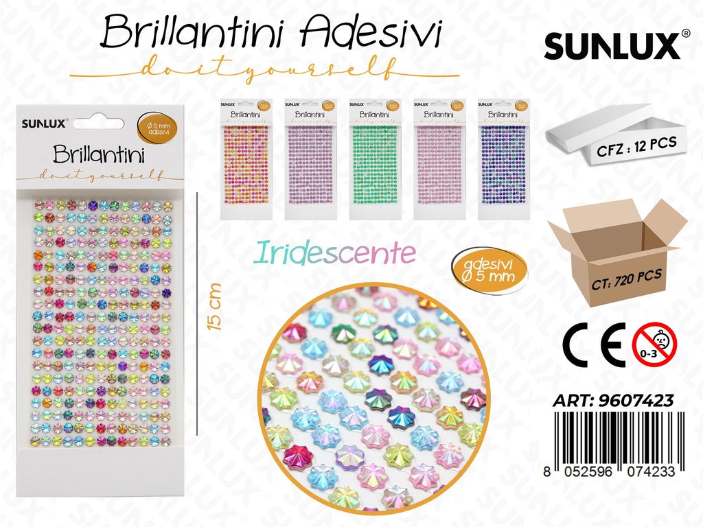 Sunlux Brillantini Adv Iridesc. 5MM*15CM
