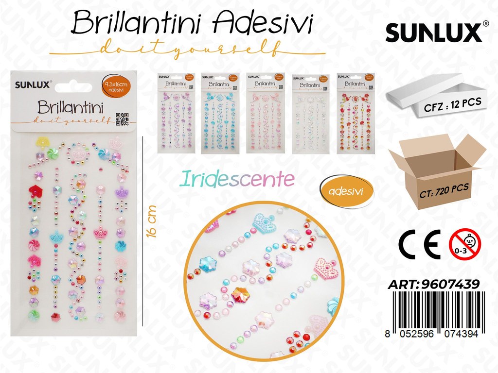 Sunlux Brillantini Adv Iridesc. 9.3*16CM