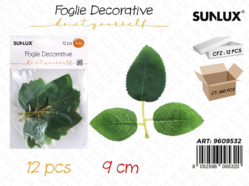 Sunlux Foglie Decorative 12PCS 9CM