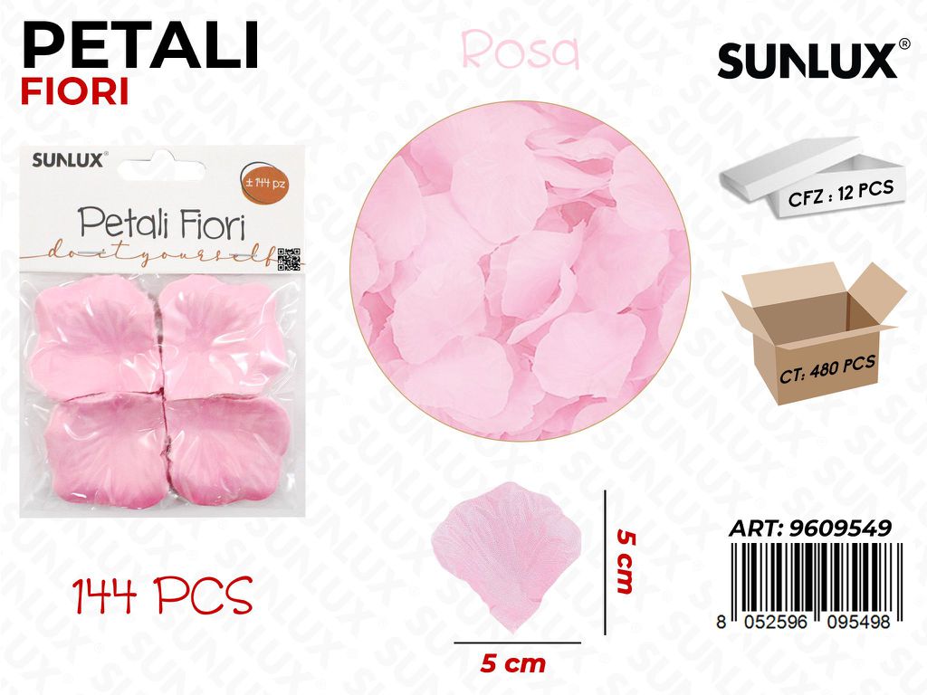 Sunlux Petali Fiori Rosa 144PCS 5*5CM
