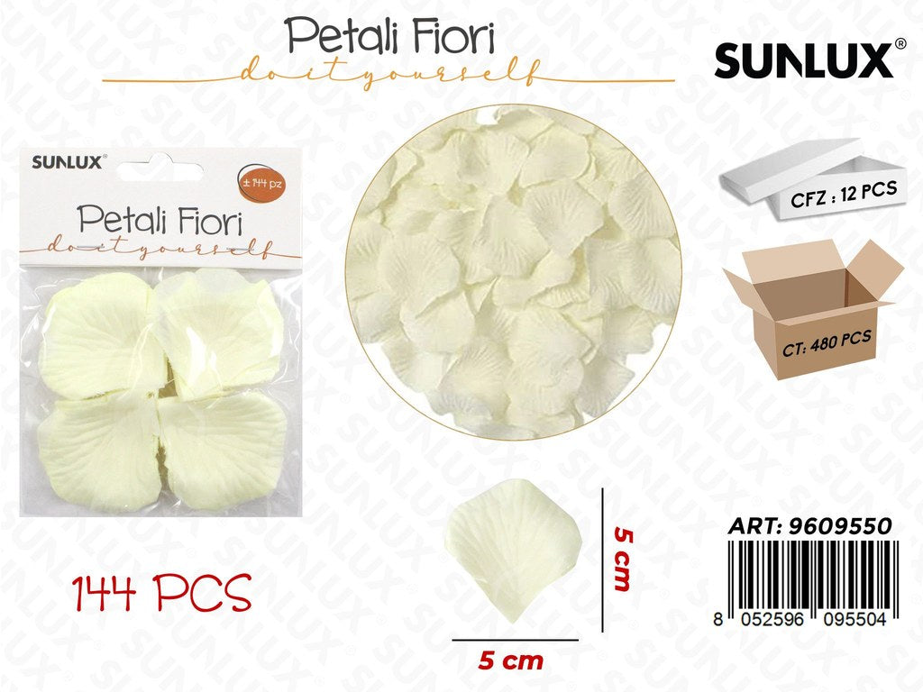 Sunlux Petali Fiori Avorio 144PCS 5*5CM