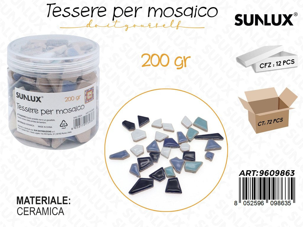 Sunlux Tessere Mosaico Ceramica 200GR