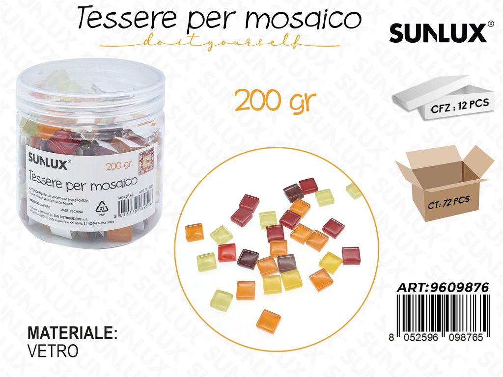 Sunlux Tessere Mosaico Vetro 200GR