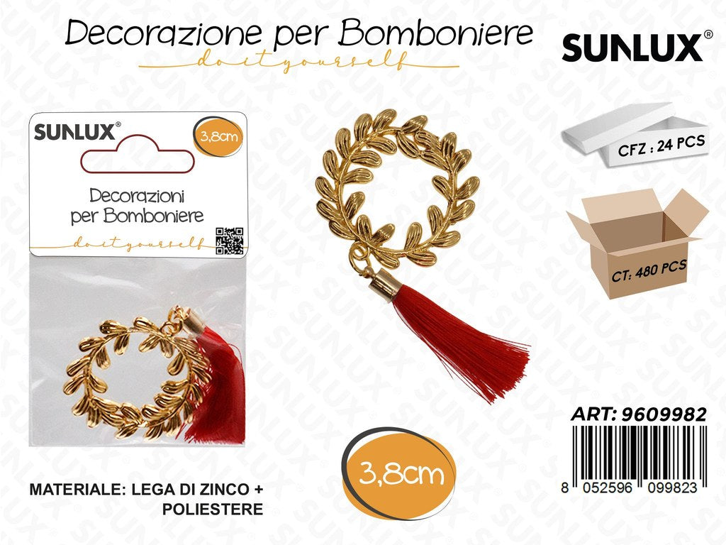 Sunlux Dec. Bomboniere Laurea 3.8CM