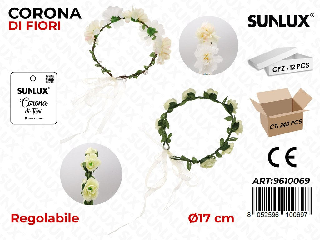 Sunlux Corona di Fiori D.17CM