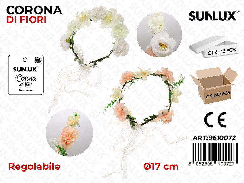 Sunlux Corona di Fiori D.17CM