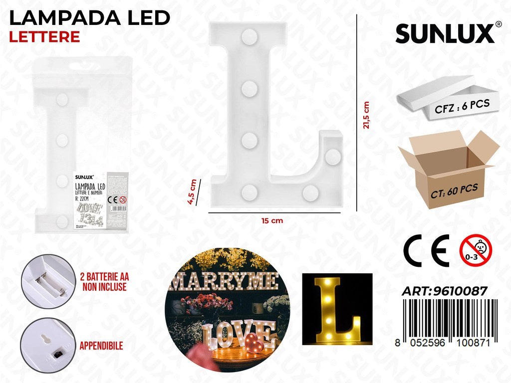 Sunlux Lampada a Led Let. L 15*21.5*4.5CM