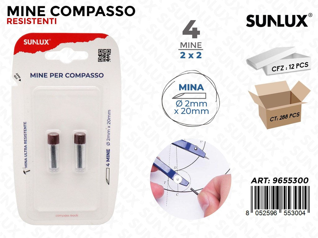 Sunlux Mine Compasso 4MINE 2X2 2MM