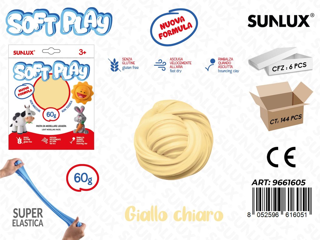 Sunlux Pasta Model. Soft Giallo Ch. 60GR