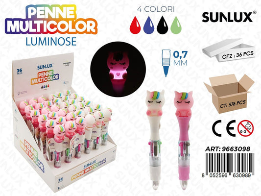 Penne Multicolor Multicolor 4Col. Ass. 0.7Mm