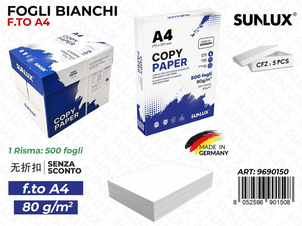 Carta Copy Paper F.to A4 500PC 80GR