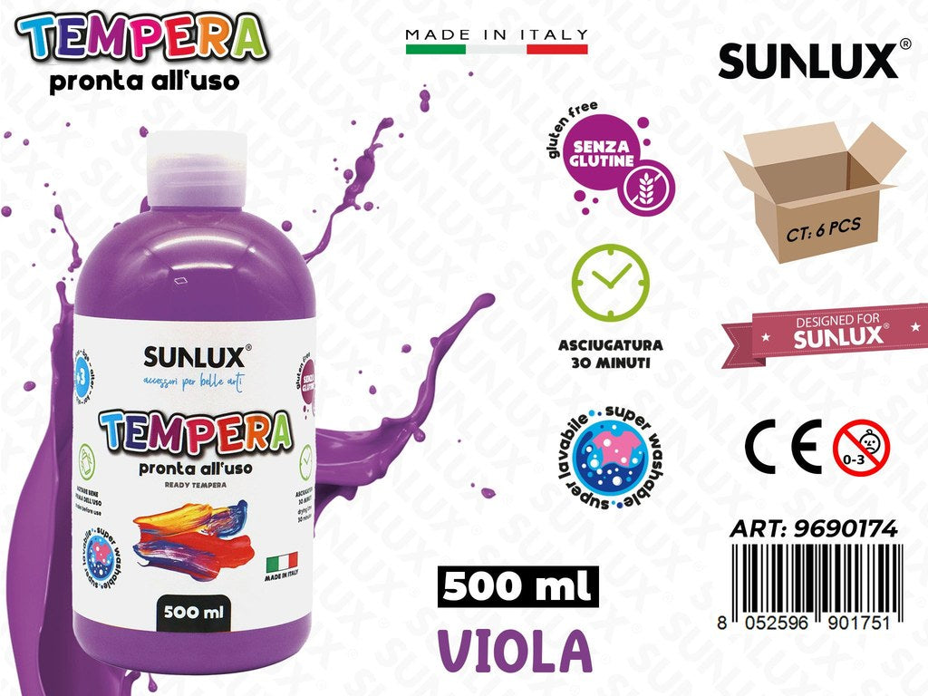 Tempera Pronta Viola 500ML