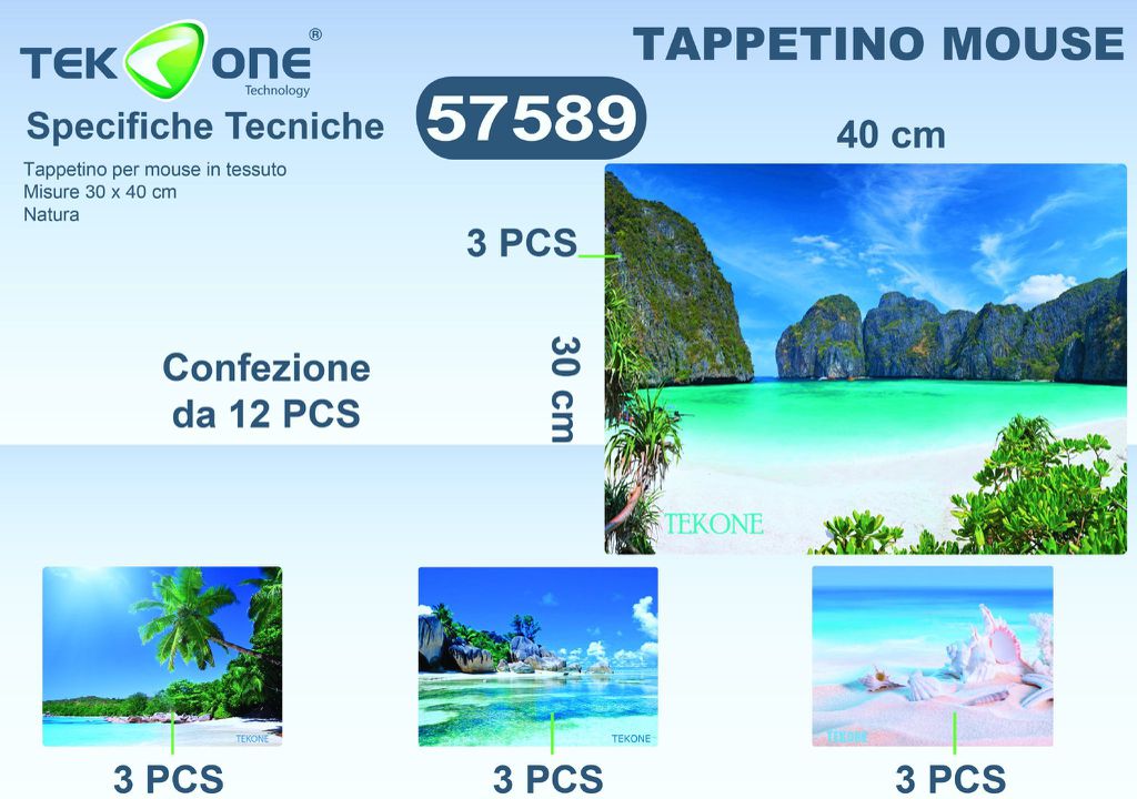 Tappetino Per Mouse 30X40 Mare