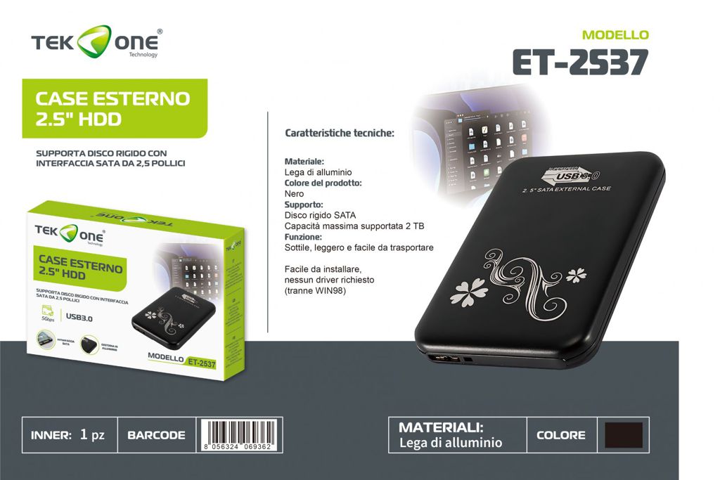 Case Esterno 3.0 Usb ET-2537