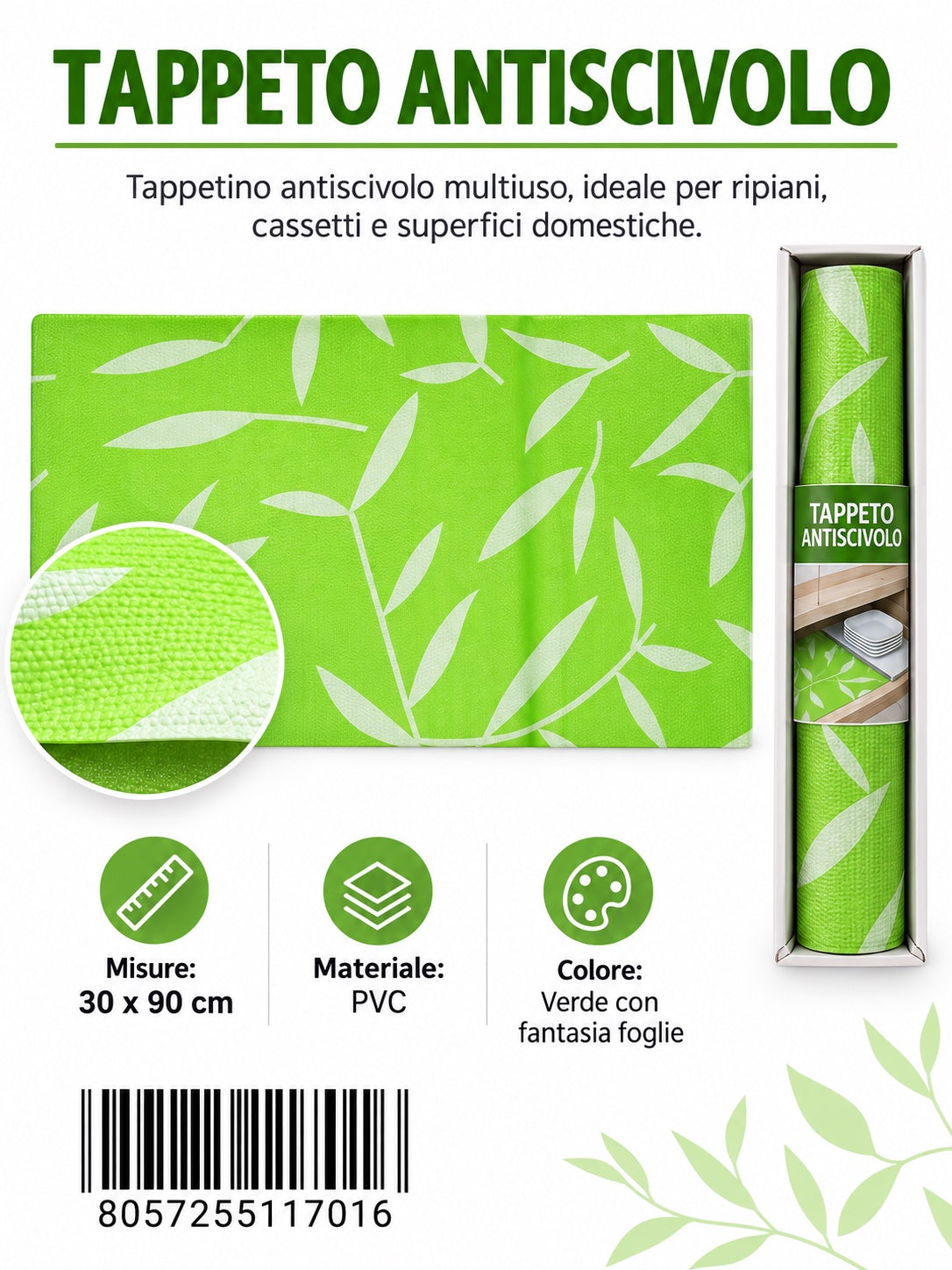 11701 Tappeto Antis.Mix 30X90Cm 1/12 Ct 96
